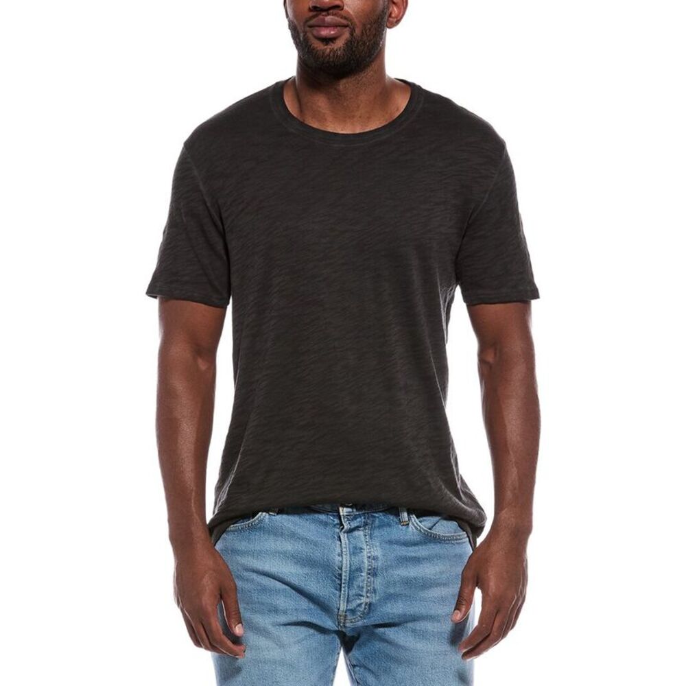 Atm Anthony Thomas Melillo Mens  Crewneck T-Shirt, Black